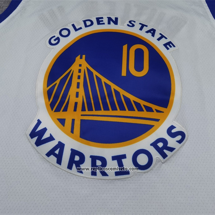 Camiseta Golden State Warriors Jimmy Butler III NO 10 Association 2024-25 Blanco